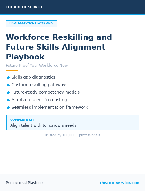 Workforce Reskilling and Future Skills Alignment Playbook