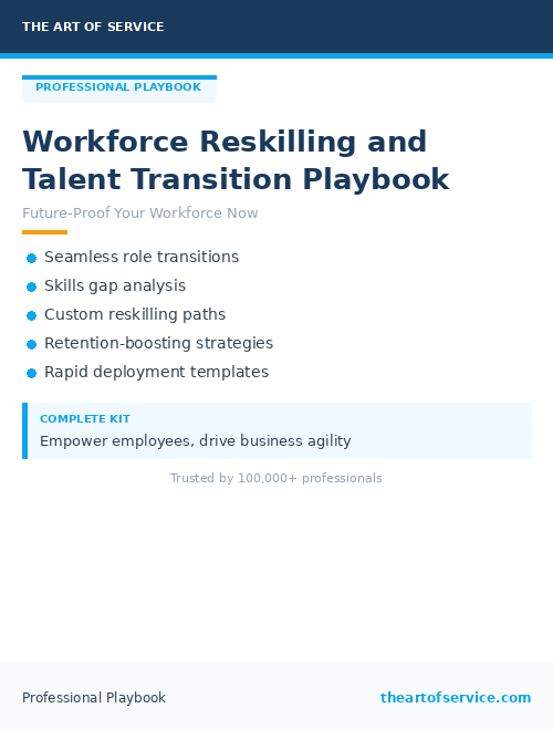 Workforce Reskilling and Talent Transition Playbook