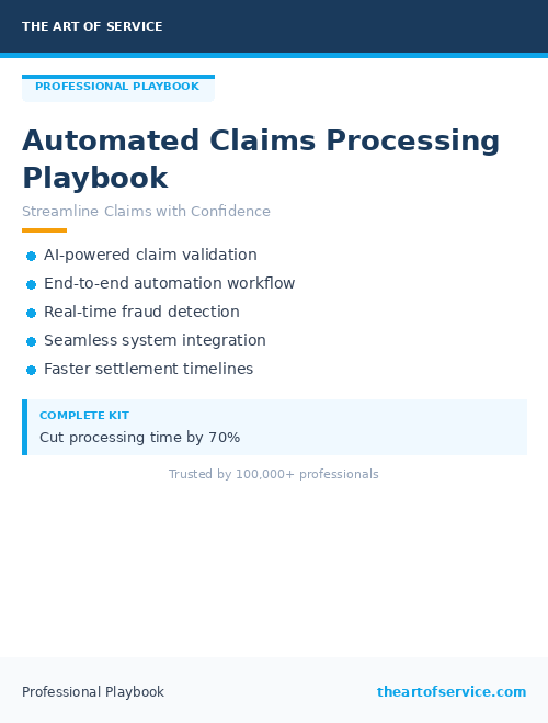 Automated Claims Processing Playbook