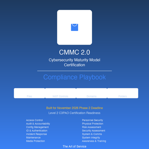 CMMC 2.0 Cybersecurity Maturity Model Certification Compliance Playbook