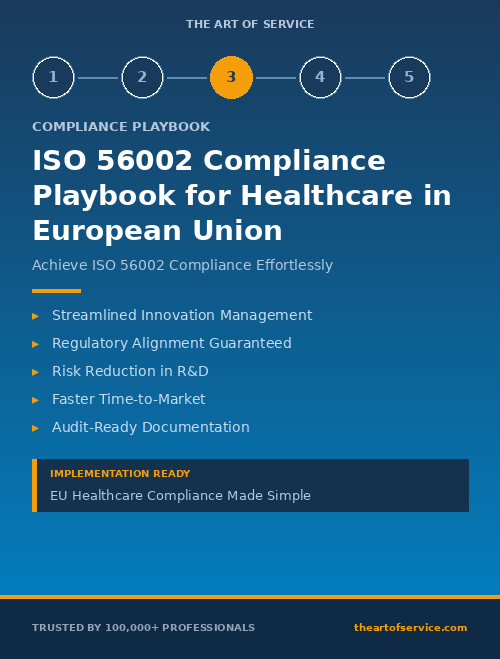 ISO 56002 Compliance Playbook for Healthcare in European Union