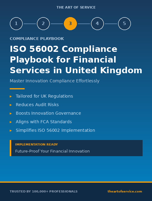 ISO 56002 Compliance Playbook for Financial Services in United Kingdom