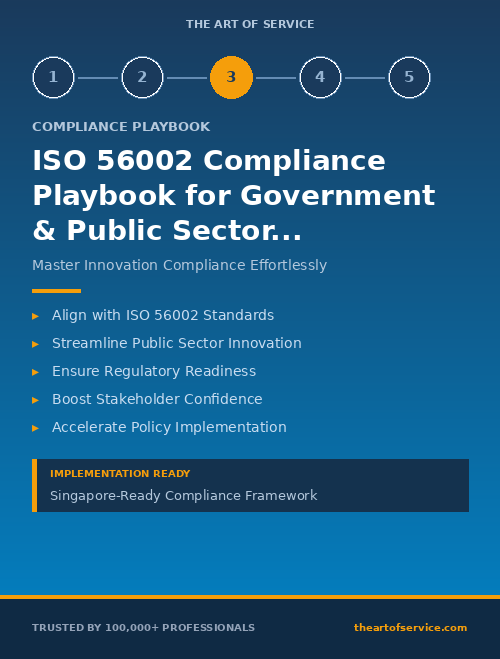 ISO 56002 Compliance Playbook for Government & Public Sector in Singapore