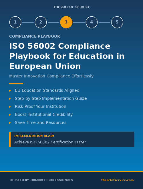 ISO 56002 Compliance Playbook for Education in European Union