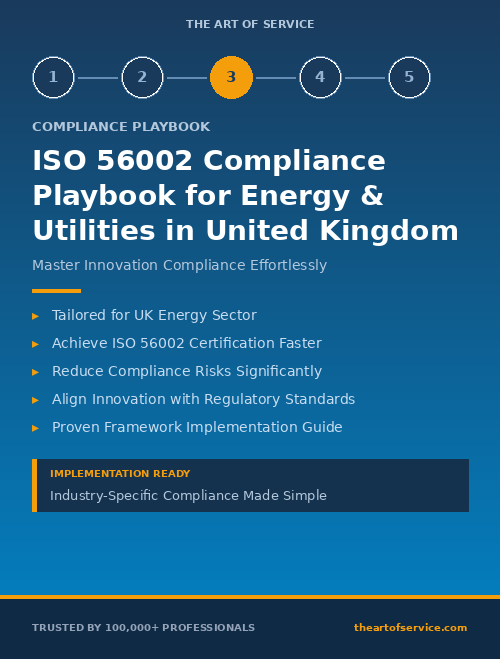 ISO 56002 Compliance Playbook for Energy & Utilities in United Kingdom