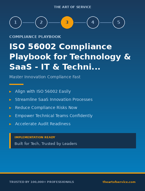 ISO 56002 Compliance Playbook for Technology & SaaS - IT & Technical Teams Edition