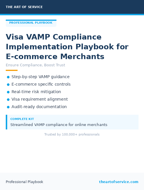 Visa VAMP Compliance Implementation Playbook for E-commerce Merchants