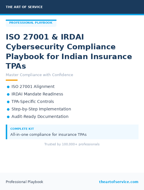 ISO 27001 & IRDAI Cybersecurity Compliance Playbook for Indian Insurance TPAs