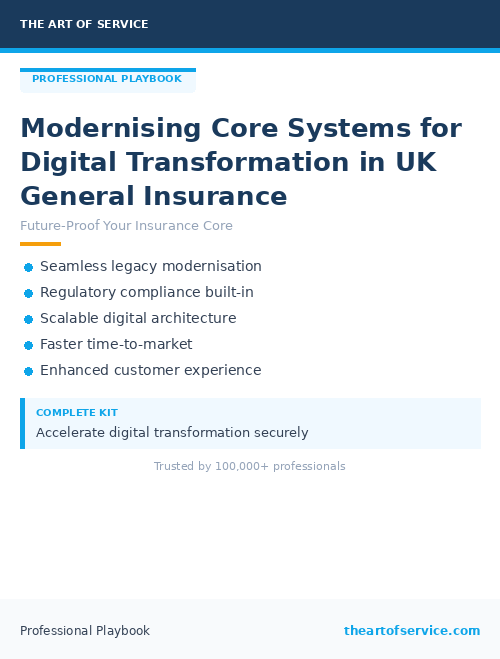 Modernising Core Systems for Digital Transformation in UK General Insurance