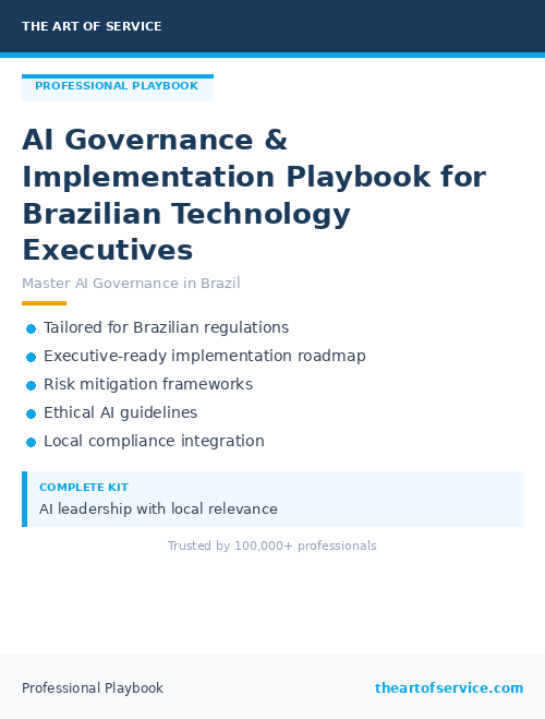 AI Governance & Implementation Playbook for Brazilian Technology Executives