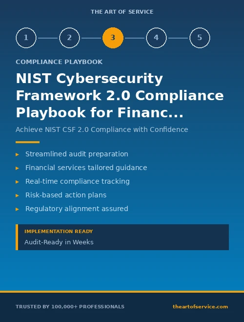 NIST Cybersecurity Framework 2.0 Compliance Playbook for Financial Services - Audit Preparation