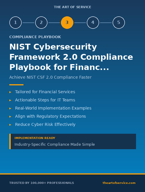 NIST Cybersecurity Framework 2.0 Compliance Playbook for Financial Services - IT & Technical Teams Edition