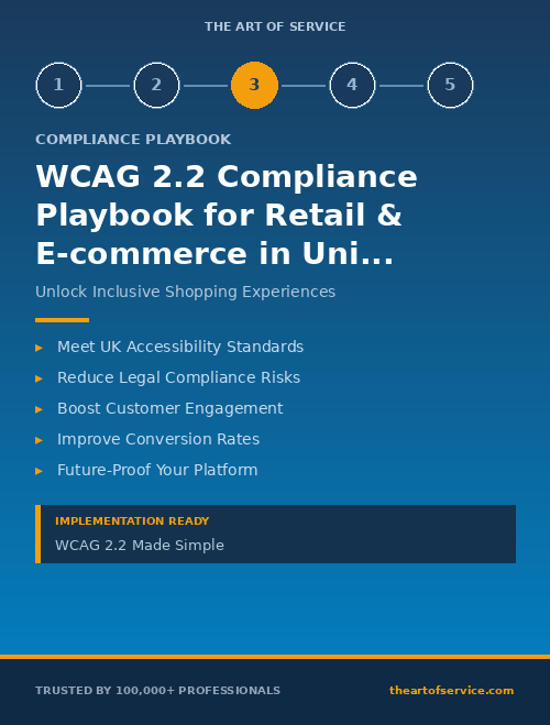 WCAG 2.2 Compliance Playbook for Retail & E-commerce in United Kingdom