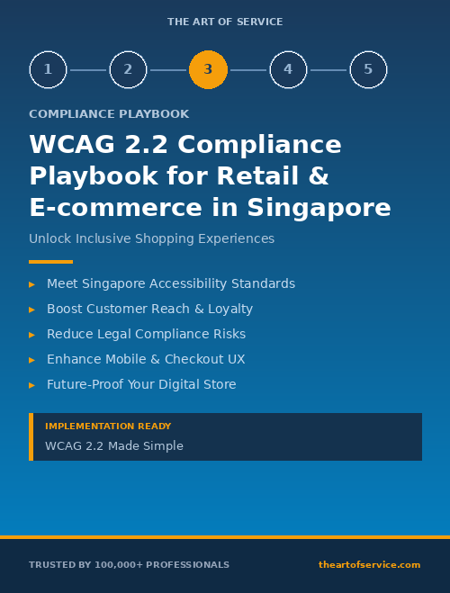 WCAG 2.2 Compliance Playbook for Retail & E-commerce in Singapore