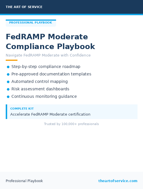 FedRAMP Moderate Compliance Playbook