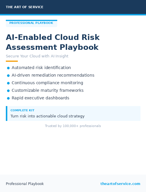AI-Enabled Cloud Risk Assessment Playbook