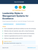 Leadership Styles in Management Systems for Excellence