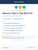 Memory Task in Test Work Kit