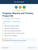 Progress Reports and Turnkey Project Kit