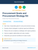Procurement Goals and Procurement Strategy Kit