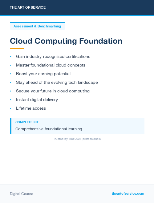 Cloud Computing Foundation Complete Certification Kit