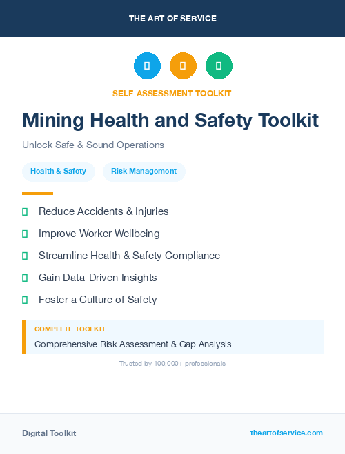 Mining Health and Safety Toolkit