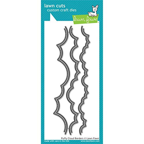 Lawn Fawn Craft Die - Puffy Cloud Border LF915