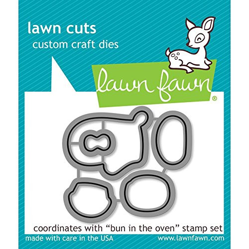 Lawn Fawn Lawn Cuts Custom Craft Die - LF1318 Bun In The Oven