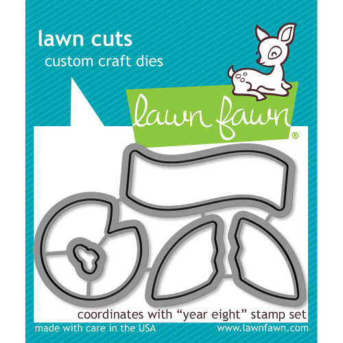 Lawn Cuts Custom Craft Die LF1606 Year Eight