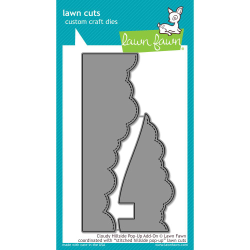 Lawn Cuts Custom Craft Die LF1608 Cloudy Hillside Pop-Up Add-On