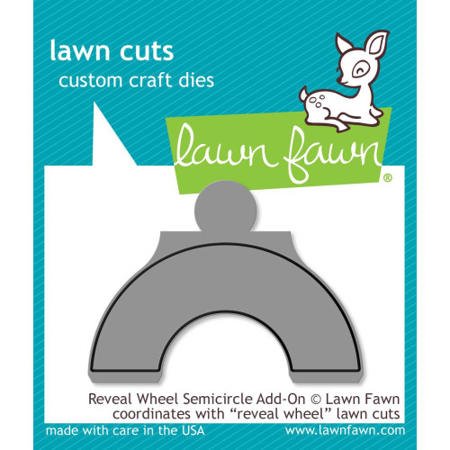 Lawn Fawn Lawn Cuts - Reveal Wheel Semicircle Add-On Dies LF1909