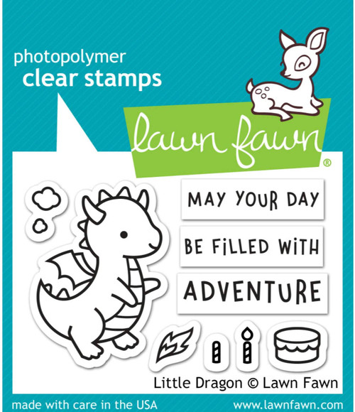 Lawn Fawn Clear Stamps LF2323 Little Dragon