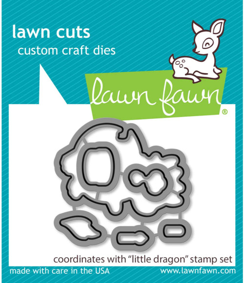 Lawn Fawn Lawn Cuts Custom Craft Die LF2324 Little Dragon Dies