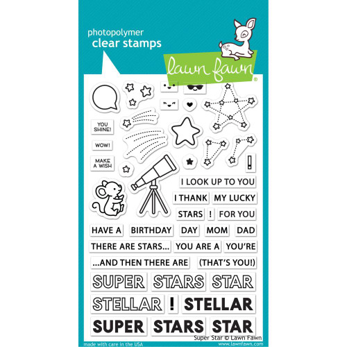 Lawn Fawn Clear Stamps - LF2241 Super Star