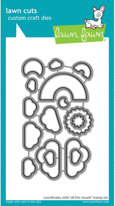 Lawn Fawn Lawn Cuts Custom Craft Die LF2332 All the Clouds Dies