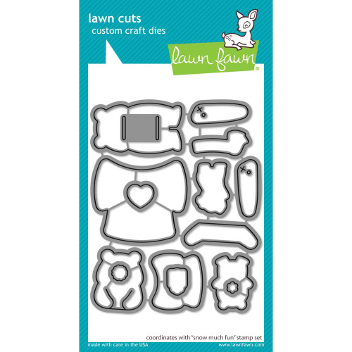 Lawn Fawn Craft Die Snow Much Fun LF2412