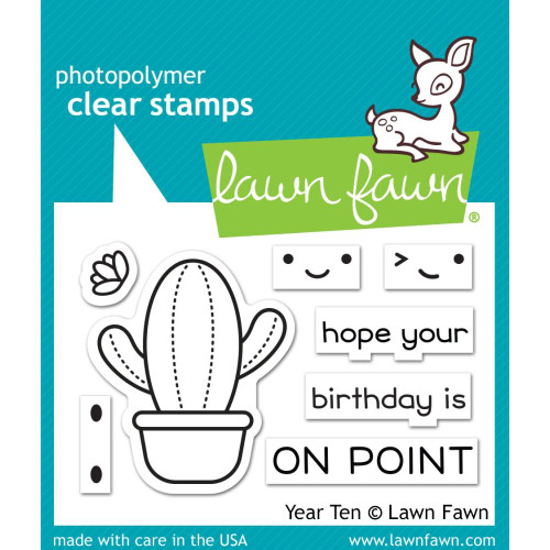 Lawn Fawn Clear Stamps - LF2236 Year Ten