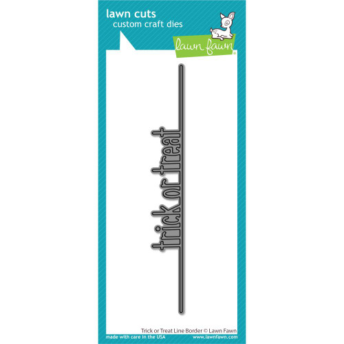 Lawn Fawn Craft Die Trick Or Treat Line Border LF2448
