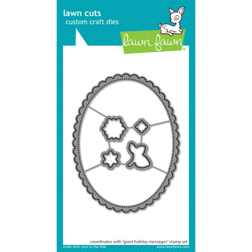 Lawn Cuts Custom Craft Die LF2681 Giant Holiday Messages