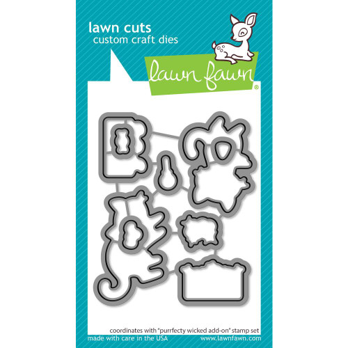 Lawn Cuts Custom Craft Die LF2667Purrfectly Wicked Add-On