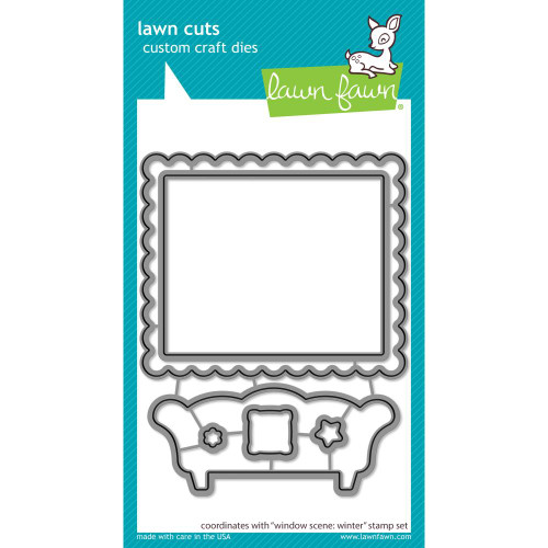 Lawn Cuts Custom Craft Die LF2673 Window Scene: Winter