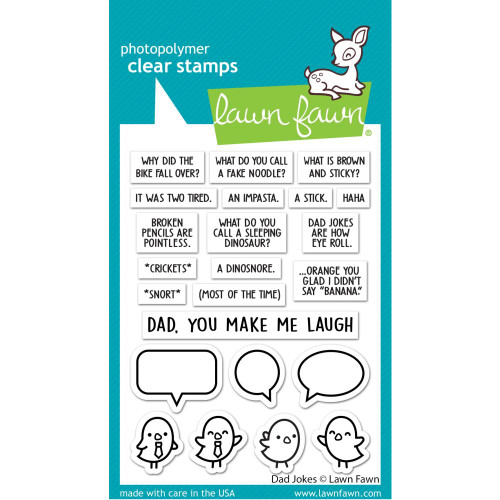 Lawn Fawn Clear Stamps Dad Jokes LF2863