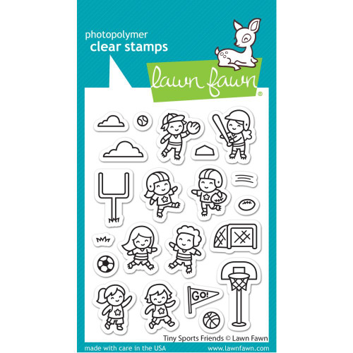 Lawn Fawn Clear Stamps Tiny Sports Friends LF2865