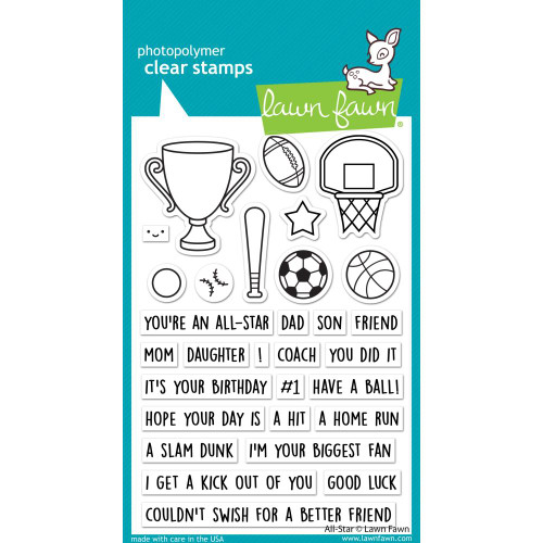 Lawn Fawn Clear Stamps All-Star LF2867