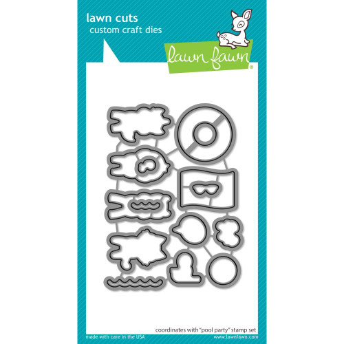 Lawn Fawn Custom Craft Die Pool Party LF2855