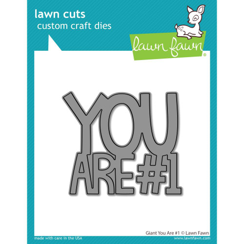 Lawn Fawn Custom Craft Die Giant You Are #1 LF2884
