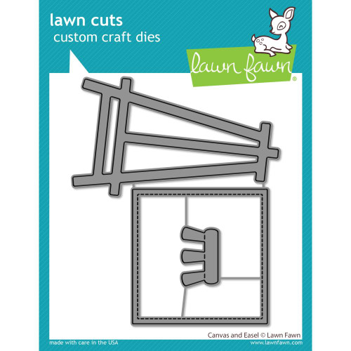 Lawn Fawn Custom Craft Die Canvas & Easel LF2874