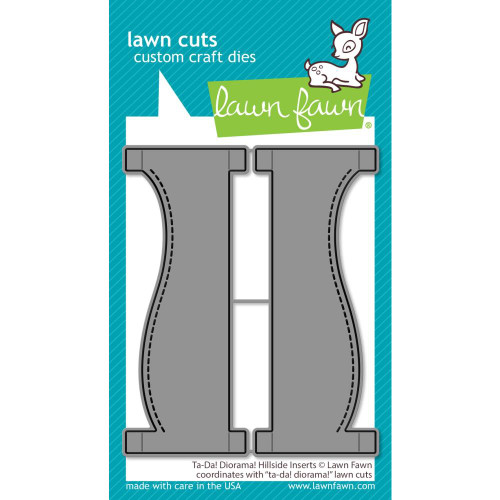 Ta-Da! Diorama! Hillside Inserts Lawn Fawn Dies LF3241