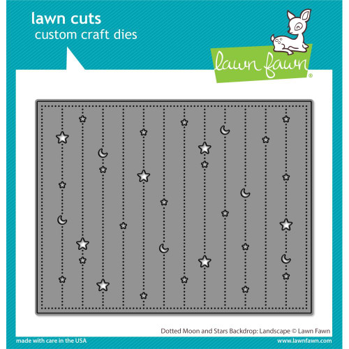 Dotted Moon and Stars Backdrop: Landscape Lawn Fawn dies LF3105