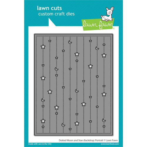 Dotted Moon and Stars Backdrop: Portrait Lawn Fawn dies LF3106